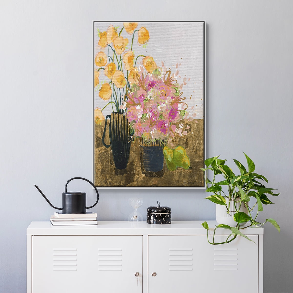 Not So Still Life Framed Premium Gallery Wrapped Canvas - Ready to Hang