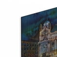 thumbnail image 2 of Luxe Metal Art 'Hungary Budapest Gresham Palace' by Pedro Gavidia, Metal Wall Art, 48"x24", 2 of 9