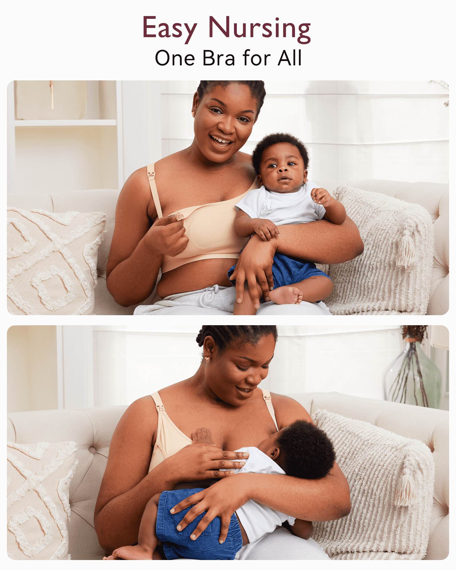 Momcozy Women's Maternity Hands-Free Pumping and Nursing Bra, Sizes XS-2XL