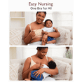 thumbnail image 4 of Hands Free Pumping Bra, Momcozy Adjustable Breast-Pumps Holding and Nursing Bra, Suitable for Breastfeeding-Pumps by Lansinoh, Philips Avent, Spectra, Evenflo and More(Skin,X-Large), 4 of 9
