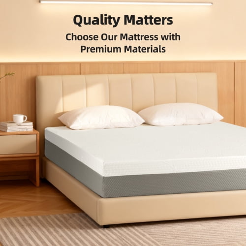 12-Inch Premium KING Mattress - Premium 4-Layer Foam Sofa & Mattress - Ultra-Breathable, Eco-Friendly, Ergonomic Zoned Support, CertiPUR-US