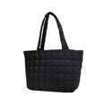 thumbnail image 4 of Clearance! Cute Lunch Box for Women Quilted Lunch Tote Bag Insulated Puffer Lunch Bag for Office Work on Clearance Black, 4 of 5
