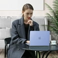 thumbnail image 6 of Mosiso MacBook Pro 14 inch Case 2024-2021 M5 M4 M3 M2 M1 Pro Max A3434 A3112 A3185 A3401 A2918 A2992 A2779 A2442, Plastic Hard Shell&Keyboard Cover&Screen Film&Pouch, Serenity Blue, 6 of 6