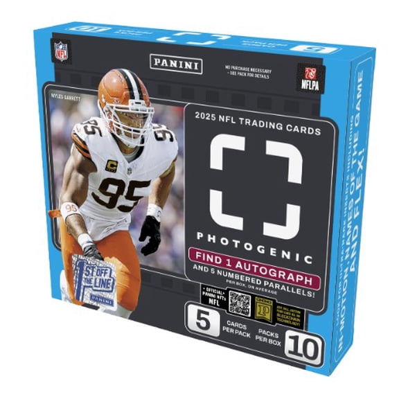 2025 Panini Photogenic Football First Off the Line FOTL Hobby Box