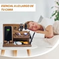 thumbnail image 3 of Cipaher Soporte de Sobremesa de Madera Maciza Organizador Multiusos para Teléfonos Relojes Gafas y Llaves, 3 of 5