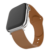 The Prem Leather Band For Apple Watch (Brown, 38mm/40mm)