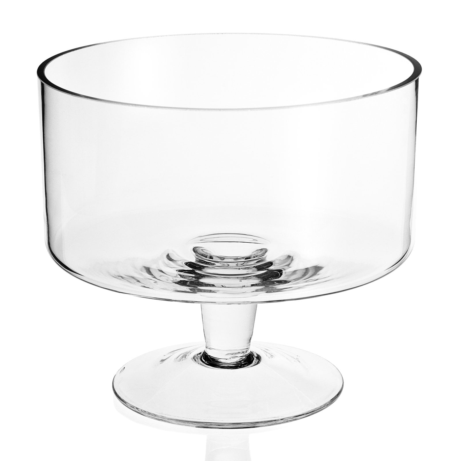 Badash Crystal Lexington Glass Trifle Decorative Bowl 9 in. Walmart