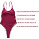 thumbnail image 5 of Traje De Baño Sexy Traje De Baño Atlético Amigable Con La Piel Traje De Baño De Playa Para Nadar Viajes Yuarrent BA000513-00, 5 of 7