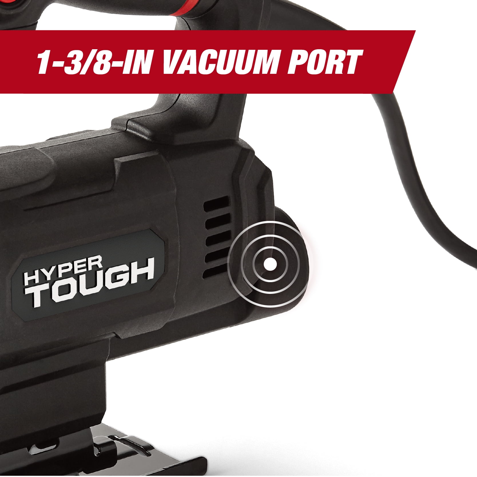 Hyper Tough 3.5-Amp Corded Jig Saw, Corded, 120 Volt, Model Number 44002, for Wood-Cutting