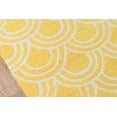 thumbnail image 3 of Momeni Rugs GEO00GEO15YEL5070 Geo Collection, Hand Hooked Contemporary Area Rug, 5' x 7', Yellow, 3 of 4