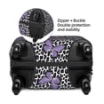 thumbnail image 2 of Kdxio Purple Butterflies Pattern Luggage Cover for Travel,Elastic and Durable,Fits 18-32 Inch,Anti-Scratch Suitcase Protector-No luggage included, 2 of 5
