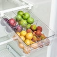thumbnail image 2 of Refrigerator Drawer Organizer, Pull Out Shelf Storage Transparent Organizer for Egg, Fruit, Vegetable, Seafood, Meat, Fit All Fridge Shelves, 2 of 7