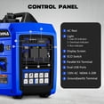 thumbnail image 4 of Gewna 2450W Portable Inverter Generator - Gas Powered,Ultra Quiet for RV, Camping, Home Backup,1.6 Gallon Large Fuel Tank Blue, 4 of 6