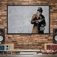 thumbnail image 2 of wall26 Framed Canvas Print Wall Art Banksy Vintage Spy with Recording Device Graffiti &amp; Street Art Pop Culture Illustrations Pop Art Bohemian Dark for Living Room, Bedroom, Office - 16"x24&q, 2 of 5