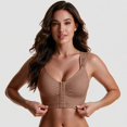 thumbnail image 6 of KHONTS Post Surgery Compression Bra for Women Front Closure Wireless Bra No Padding Adjustable Wide Straps Full Coverage Support Underwear, 6 of 6