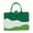 Green, variant on Color blocksed mountain peaks handbag, felt handbag, commuting shoulder bag, Crossdbody bag