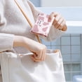 thumbnail image 3 of SHISUYAN Fashion Wallet Pink Tri Folded For Women Travel 1Pcs 4.2X3.3In, 3 of 8