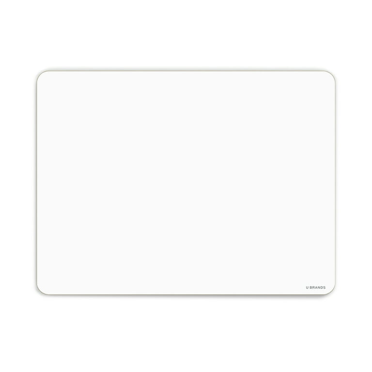 Dry Erase Blank Sheets 9 x 11 Inches, Slim Whiteboard Double Sided (10 Pack)