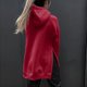 thumbnail image 5 of Pntutb mujeres Casual manga larga suelta sólido bolsillo cuello redondo medio y largo tops sudaderas con capucha blusa de mujer Pntutb Pntutb-409, 5 of 8
