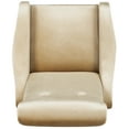 thumbnail image 6 of SAFAVIEH Elicia Velvet Retro Mid Century Accent Chair, Camel, 6 of 8