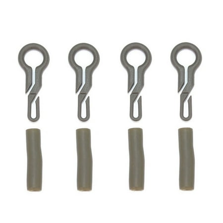 Rubber Back Clip Back Clip Fish Tackle Fishing Rubber Back Clip Fishing Tools Green Color Pe Material 25Pcs/Bag