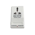 thumbnail image 1 of Sidaley Convertidor de voltaje de doble vía para oficina, electricidad de viaje para acampar, 110V a 220V, inversor regulador de adaptador Adaptadores de corriente Blanco S12 1000W, 1 of 6