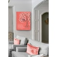 thumbnail image 5 of MuralMax Personalized Anniversary Family Tree Artwork - Love is Patient Love Is Kind Bible Verse - Unique Wedding & Housewarming Canvas Wall Decor Gifts - Color Coral - Size - 12x16, 5 of 6