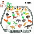 thumbnail image 2 of Maojin Toy Story Juguetes Juego de Juguetes de Animales de Granja de la Selva de 53 Piezas, Figuras de acción de Animales Salvajes realistas pequeños del Bosque, Aprendizaje de Animales, 2 of 6