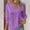 A1_Purple, variant on Women's Lace V Neck Plain Lace Elegant Shirt 3/4 Sleeve Linen Blouse Plus Size Summer Gauzy Shirts Casual Loose Fit Lightweight Summer Tunic Shirts Solid Color Elegant Gauze Blouse White Xxl