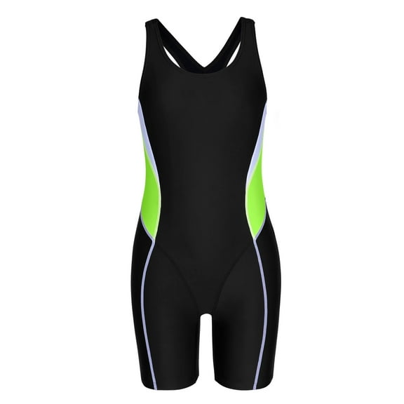 Charmo Girls One Piece Swimsuit Boyleg Athletic Bathing Suit Training Swimwear Size 8-16