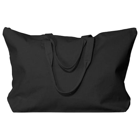Liberty Bags Amanda Canvas Pocket Zipper Tote Bag
