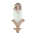 thumbnail image 2 of Fiudx Barba Postiza Larga, Conjunto de Barba Blanca y Marrón, Suave y Cómoda, Accesorio para Disfraz de Pirata, Decoración para Fiestas, Imprescindible para El Baile de Graduación, Incluye 3 Barbas., 2 of 3