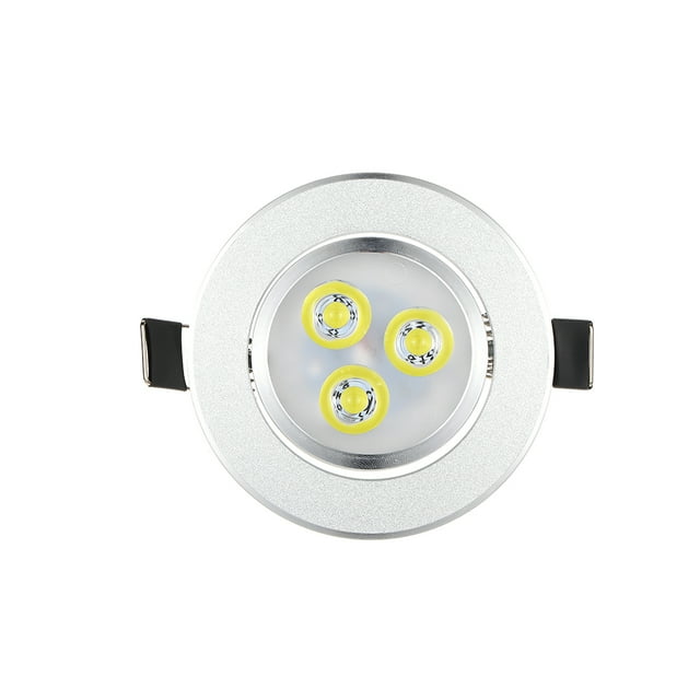 Amdohai Silver LED Ceiling Recessed Down Light Fixture Lamp Super Bright Lights