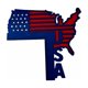 thumbnail image 2 of Wooden Door Angle Decorations With USA Flag Door Top Corner Frame Hanging Accessories, 2 of 5