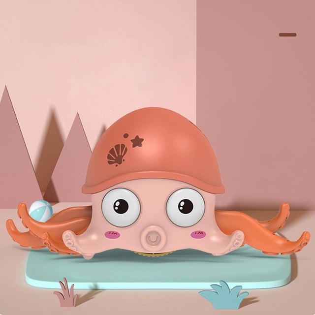 Juguete de cuerda CUTICAT pulpo para Natación naranja