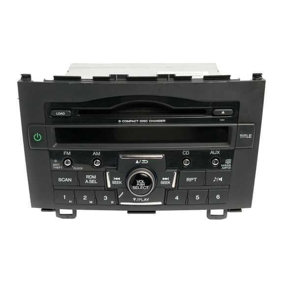 Restored 20102011 Honda CRV AM FM Radio 6 Disc CD MP3 Player 39100SWAA011M1 OPT 1XN4 (Refurbished)