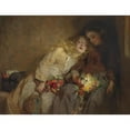 thumbnail image 3 of George Elgar Hicks 14x12 Black Modern Framed Museum Art Print Titled - The Return Home (1873), 3 of 5