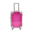 thumbnail image 1 of HILABEE Mini Suitcase Clear Miniature Dolls Suitcase for Playset Makeup Children Toy Purple Red, 1 of 9
