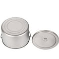 thumbnail image 3 of Lixada Lixada 2.8L Titanium Pot Ultralight Portable Hanging Pot with Lid Outdoor Camping Hiking Backpacking 2.8L, 3 of 7