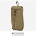 thumbnail image 3 of Riñonera de agua Nylon Molle para viajes al aire libre Senderismo Caza Marrón Sywqhk Para Estrenar, 3 of 9