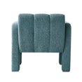 thumbnail image 5 of Accent Chair, Upholstered Dining Chair with Arm and Soft Backrest,Comfortable Side Chair for Living Room Bedroom Small Spaces, Green, 5 of 9