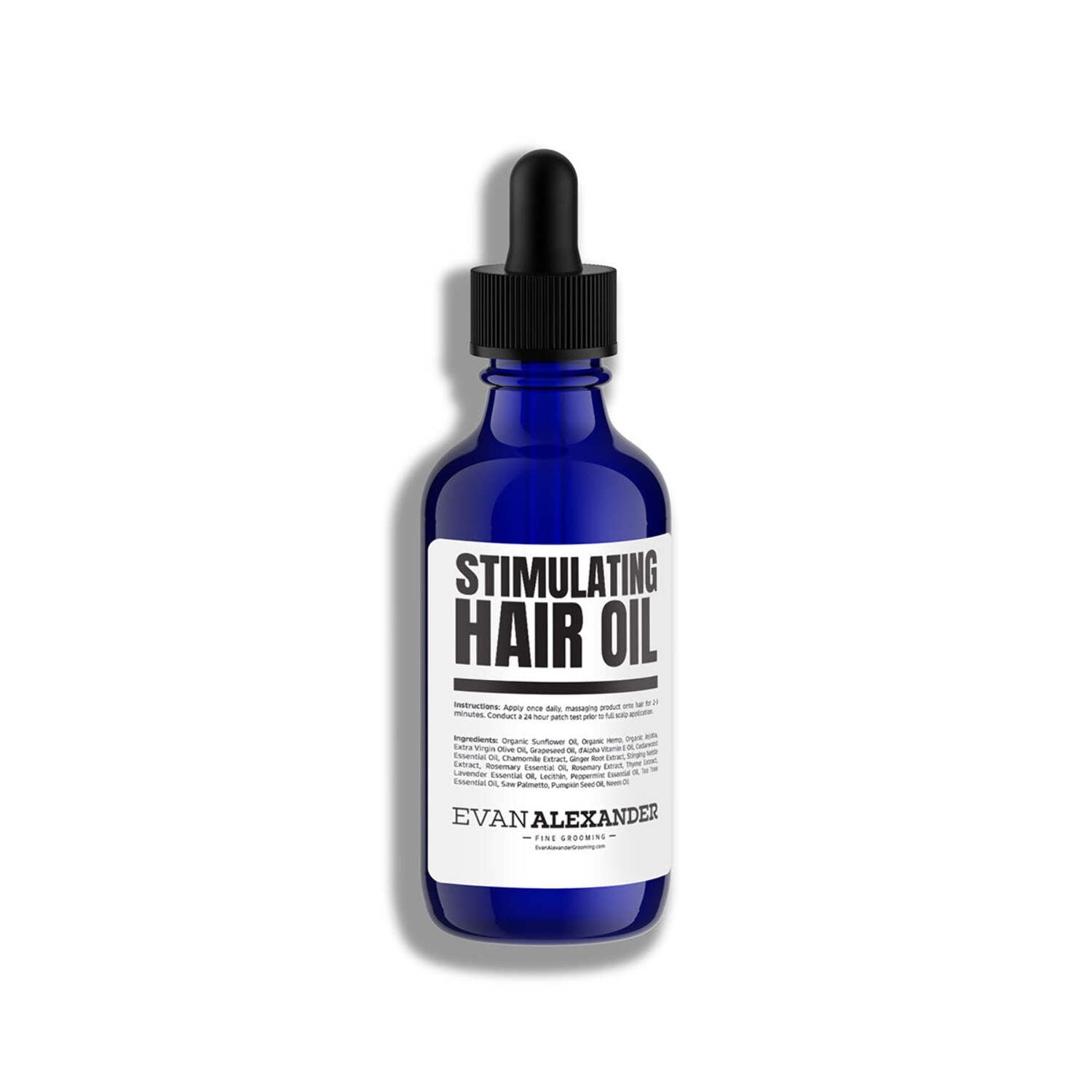 Evan Alexander Fine Grooming MY Hair Serum for Men, Rosemary, 2 Fluid Ounces