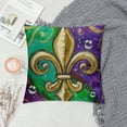 thumbnail image 2 of PHYHOO Mardi Gras Pillow Covers , Beads Decor Holiday Farmhouse Pilow Case Decoration for Home Sofa Couch, 2 of 5