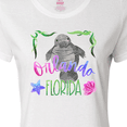thumbnail image 4 of Inktastic Orlando Florida Cute Swimming Manatee Women's T-Shirt, 4 of 5