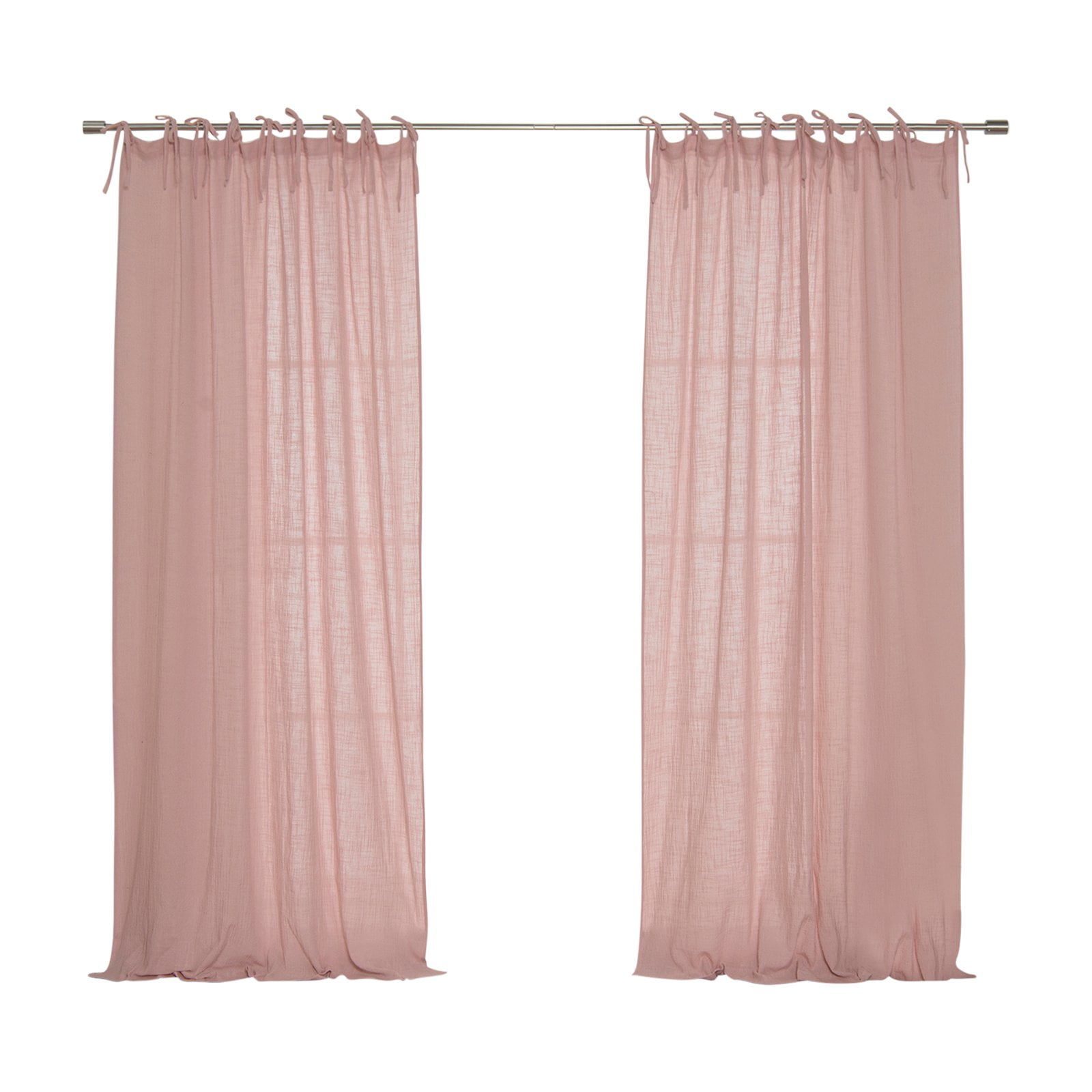 Best Home Fashion Cotton Gauze Sheer Curtains