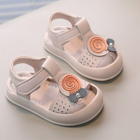 

CHAOLEI Toddler Baby Girl Shoes Breathable Shoe Dew Toe Shoe Bag Head Sandals Girl Sandals Baby Soft Shoe Covers Sandals For 0 To 2 Years -Red 18-24 Months