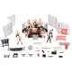 thumbnail image 1 of Mini Juego De Lucha Libre De 32 Piezas Con Mini Figuras De Acción Y Accesorios, Juguete Para Niños Con Luchadores Realistas, Regalo Para Fanáticos, 1 of 8
