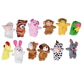 thumbnail image 1 of 12 Pcs Finger Puppets Cute Soft Short Plush Cartoon Animal Toddler Kids Baby Hand Puppet Toy Set for 3+, 1 of 4