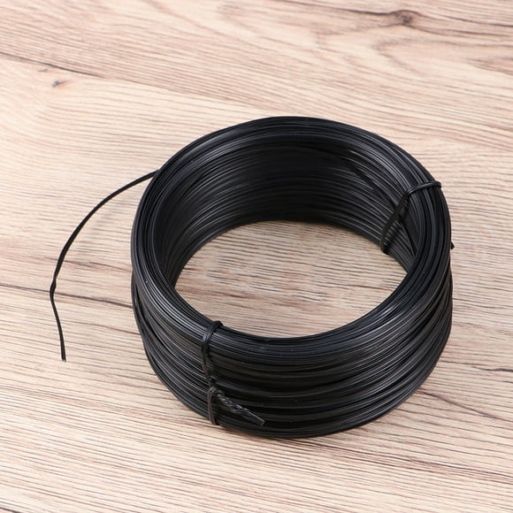 IDEANATEGRATE Glue Coated Wire De Hierro Negro Para Uso Doméstico Y Fijación En Jardinería
