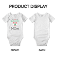 thumbnail image 3 of I Love My Lebanese Mom Cute Baby Clothes For Boy Girl (White, 12-18 Months), 3 of 5
